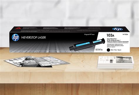 HP BLACK ORIGINAL TONER RELOAD KIT W1103A (103A).